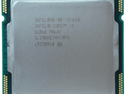 پردازنده INTEL CORE i5-650 (استوک)