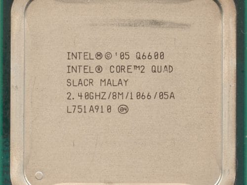 پردازنده Intel Core 2 Quad Q6600 (تری)