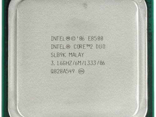 پردازنده Intel Core 2 Duo Processor E8500 (تری)