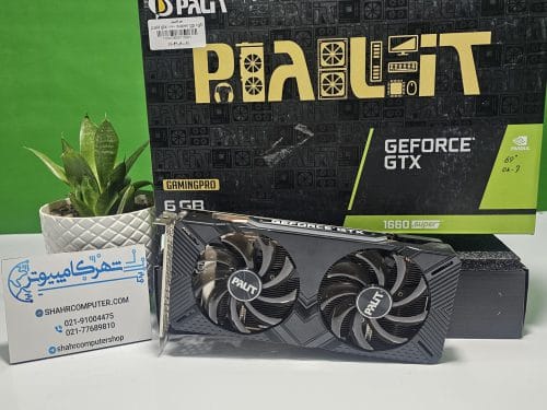 کارت گرافیک PALIT GTX 1660 SUPER GP OC 6GB GDDR6 (استوک-دارای جعبه-دما زیر 80)