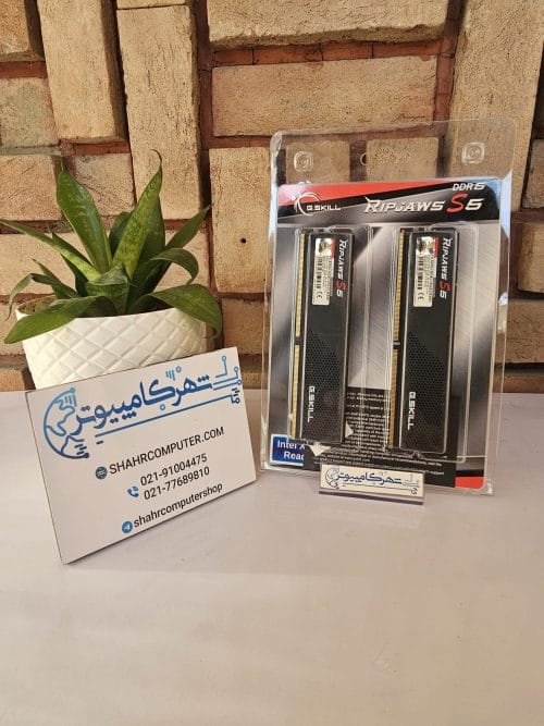 حافظه RAM G.SKILL RIPJAWS S5 32GB (2×16GB) DDR5 5200MHz – استوک تمیز با جعبه - Image 1