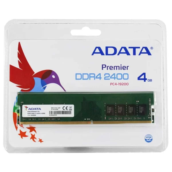 ADATA Premier 4GB DDR4 2400MHz U DIMM PC Ram 1