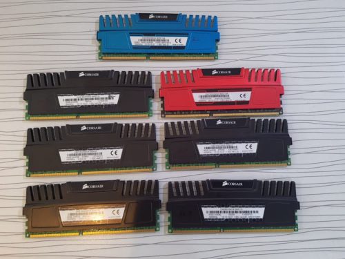 رم دسکتاپ 8 گیگ شانه ای برند کورسیر CORSAIR 8G DDR3 1600 (استوک)