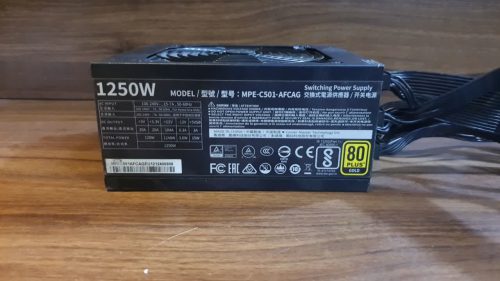 پاور COOLERMASTER MWE 1250 GOLD V2 FULL MODULAR (استوک) - Image 3