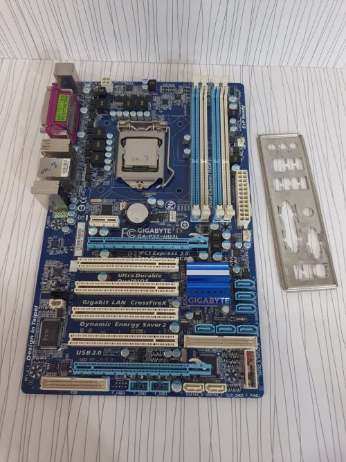 باندل مادربرد  GIGABYTE P55 UD3L به همراه پردازنده i3 540(استوک) بدون پنل - Image 1