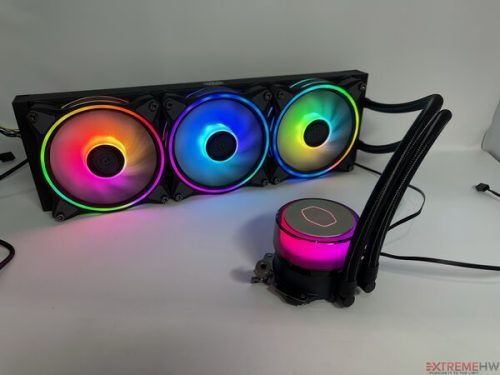واترکولر سایز 360 مدل MASTERLIQUID ML360 ILLUSION (تمیز)پایه AMD بدون کارتن - Image 1