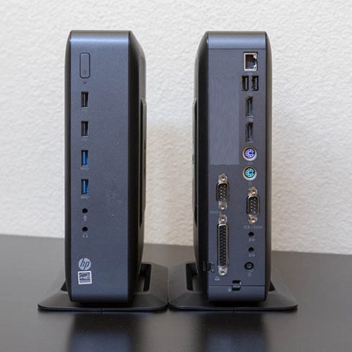HP T620 Plus Thin Client Front and Rear