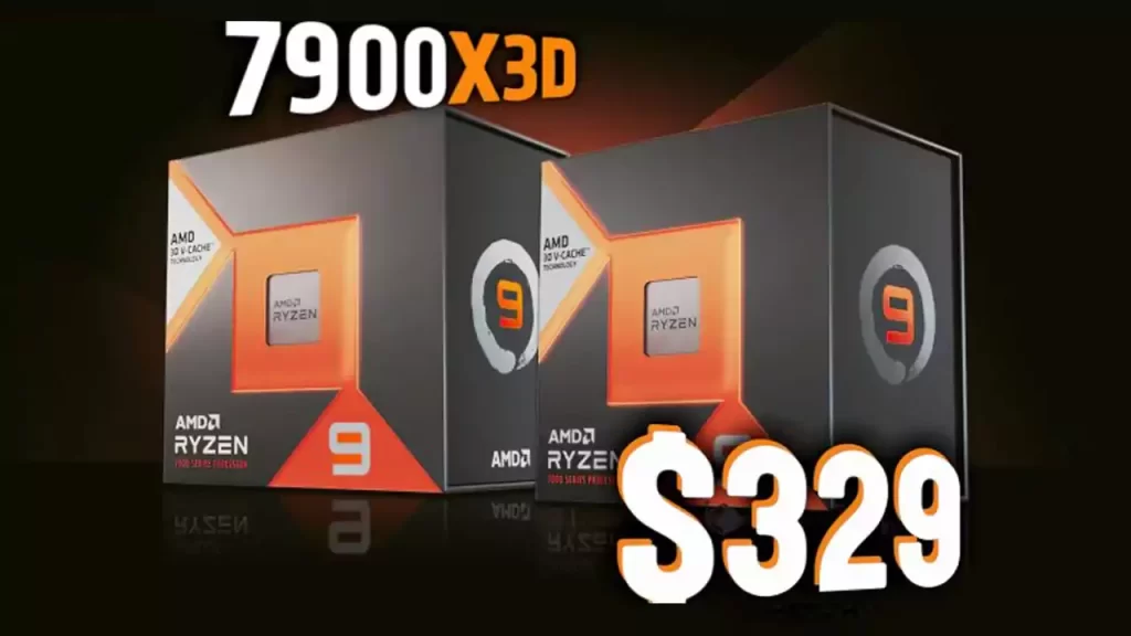 پردازنده Ryzen 9 7900X3D از AMD با قیمت 329 دلار در دسترس قرار گرفت