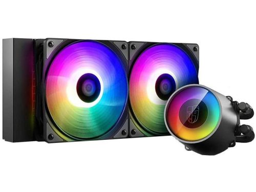 خنک کننده سی پی یو DEEPCOOL Castle 240 RGB  (استوک-با جعبه) پایه اینتل