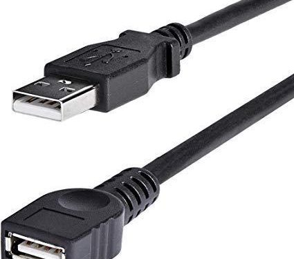 کابل افزایش طول USB 2.0  دو متری برند k-net و تسکو و PNET و ... به صورت میکس