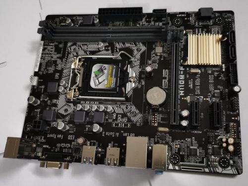 مادربورد ASUS H110M-F (یک سالات ساتا خراب)با پنل