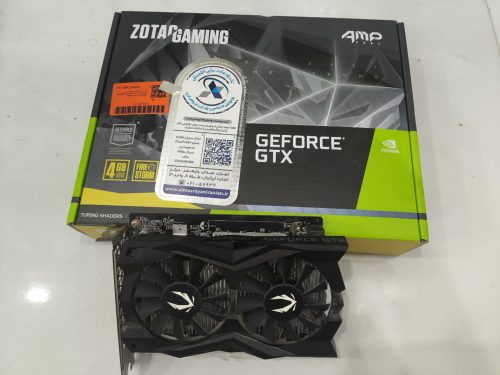 کارت گرافیک ZOTAC GAMING GTX 1650  4G GDDR6 (استوک) با جعبه و گارانتی