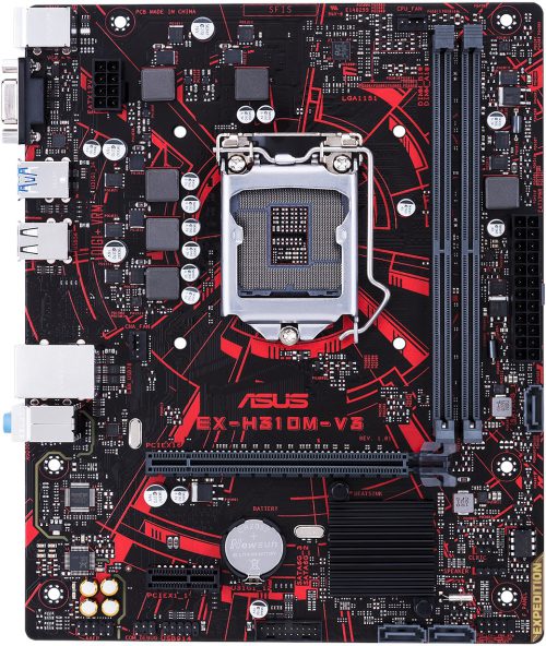 مادربرد ایسوس نسل 9 مدل ASUS H310 V3 (استوک) - Image 3