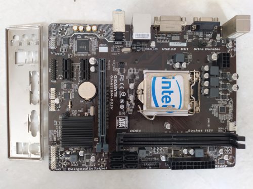 مادربورد GIGABYTE H110M-DS2V (سالم- تعدادی خار سوکت سی پی یو کج شده)