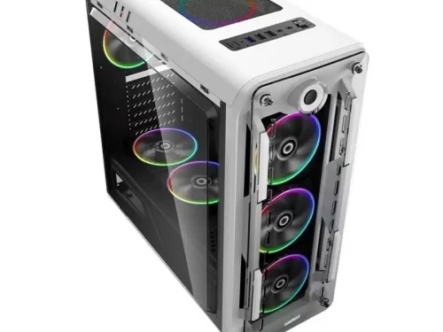 قاب کیس GAMEMAX G510 OPTICAL WHITE (استوک-جعبه دارد)