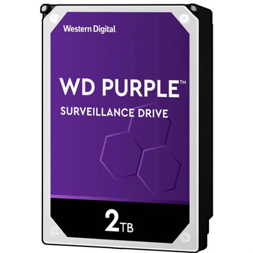 هارد WD PURPLE 2TB استوک سالم کارکرد 41 روز سلامت 100% - Image 1