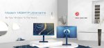 مانیتور 24 اینچ بدون حاشیه (FRAMLESS) پنل IPS اسپیکر دار مدل Modern MD241P Ultramarine (استوک همراه با کارتن) - Image 3
