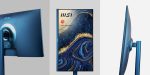 مانیتور 24 اینچ بدون حاشیه (FRAMLESS) پنل IPS اسپیکر دار مدل Modern MD241P Ultramarine (استوک همراه با کارتن) - Image 4