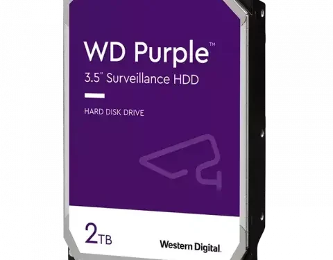 هارد WD PURPLE 2TB (استوک-سلامت 100% - کارکرد زیر1سال)