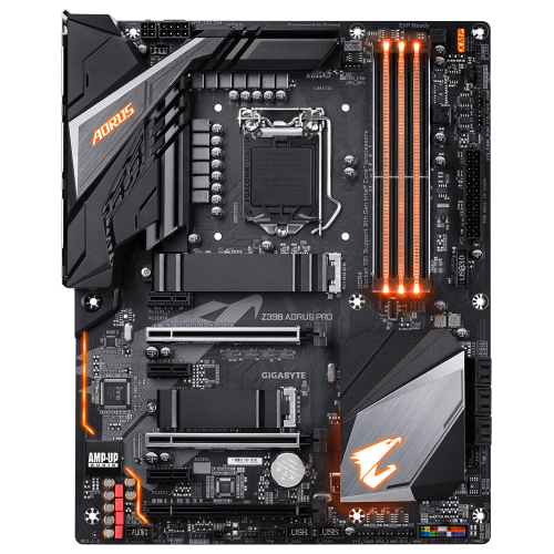 مادربرد GIGABYTE Z390 AORUS PRO (استوک-دارای جعبه - 2 اسلات رم خراب 2 خار پردازنده شکسته) - Image 1