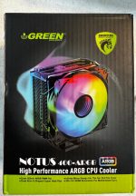 خنک کننده گرین NOTUS 400-ARGB (اوپن باکس – برچسب‌ها دست‌نخورده – تصاویر واقعی)