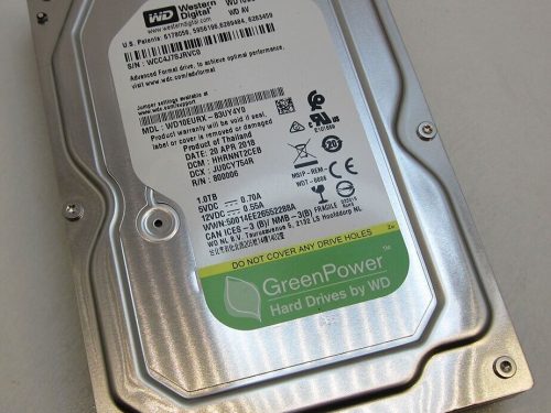 هارد WD GREEN 1TB (استوک-سلامت 100% - کارکرد زیر 1 سال)