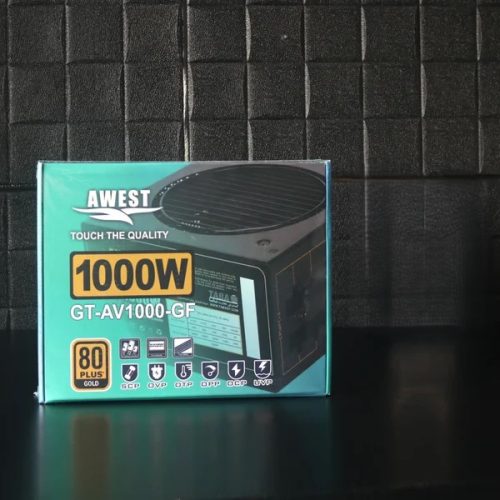 پاور AWEST GT-AV1000-GF 1000W (استوک-دارای جعبه-کابل ها تکمیل-گارانتی تابا تا مورخ 1404/09/01) - Image 1