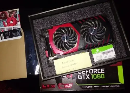 کارت گرافیک MSI GTX 1080 8G GAMING X (استوک - بدون ماین)