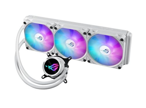خنک کننده پردازنده ASUS ROG STRIX LC II 360 ARGB WHITE (استوک-دارای جعبه) - Image 1