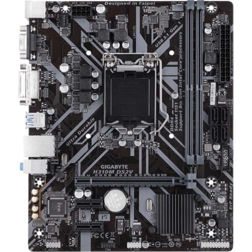 مادربرد نسل 8 و 9 ساپورت گیگابایت مدل GIGABYTE H310 M DS2V 2.0 (استوک) - Image 1
