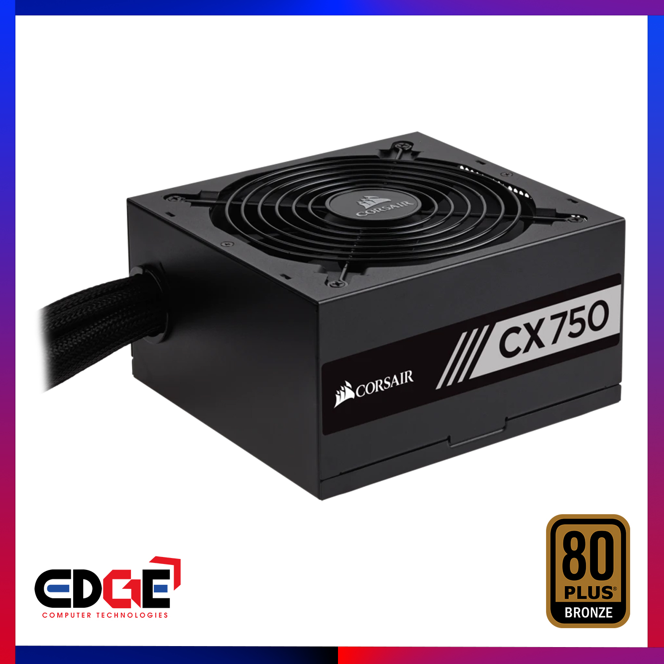 تصویر پاور 750 وات کورسیر مدل CORSAIR CX750 (استوک) 